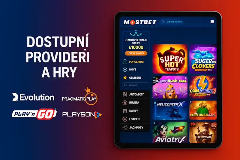 Dostupní provideri a hry